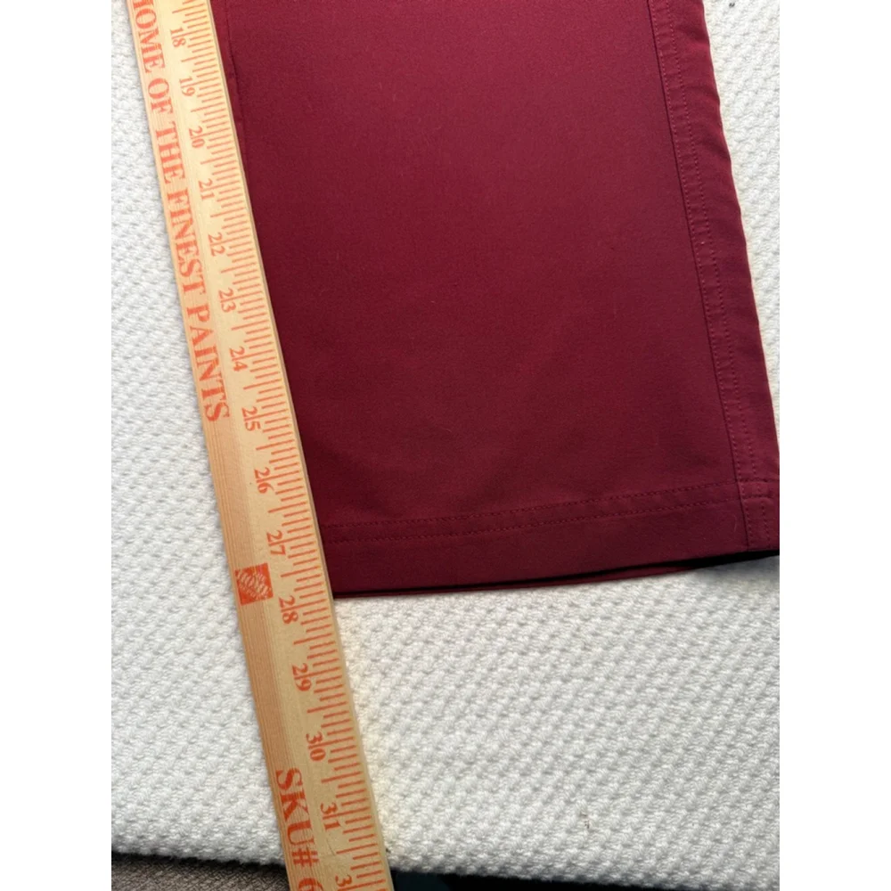 Men's FIGS L Maroon Grey Technical Cargo Scrub Pants
